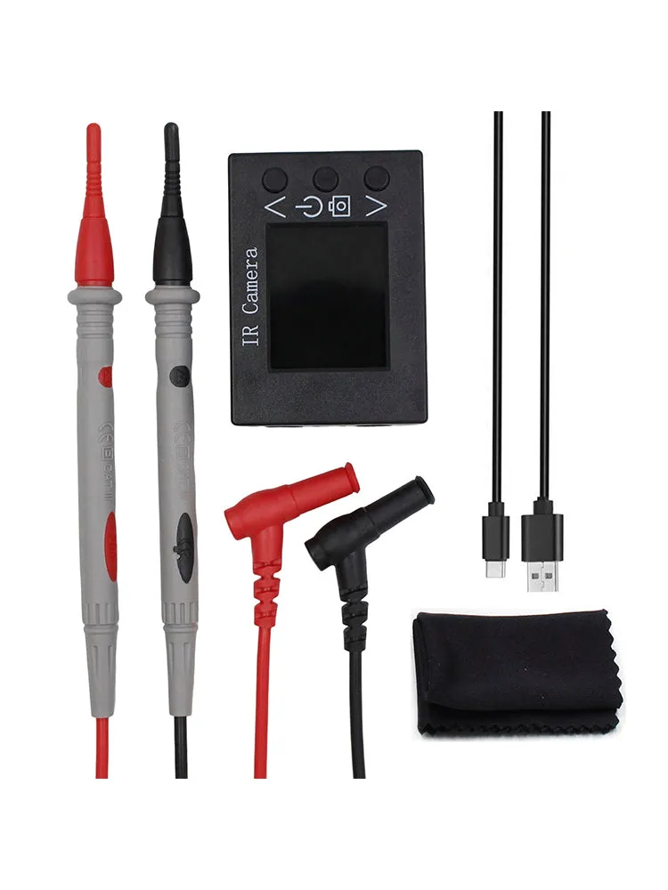 Testeur de température infrarouge 2 en 1, caméra thermique avec capteur d'imagerie 1,8 pouces