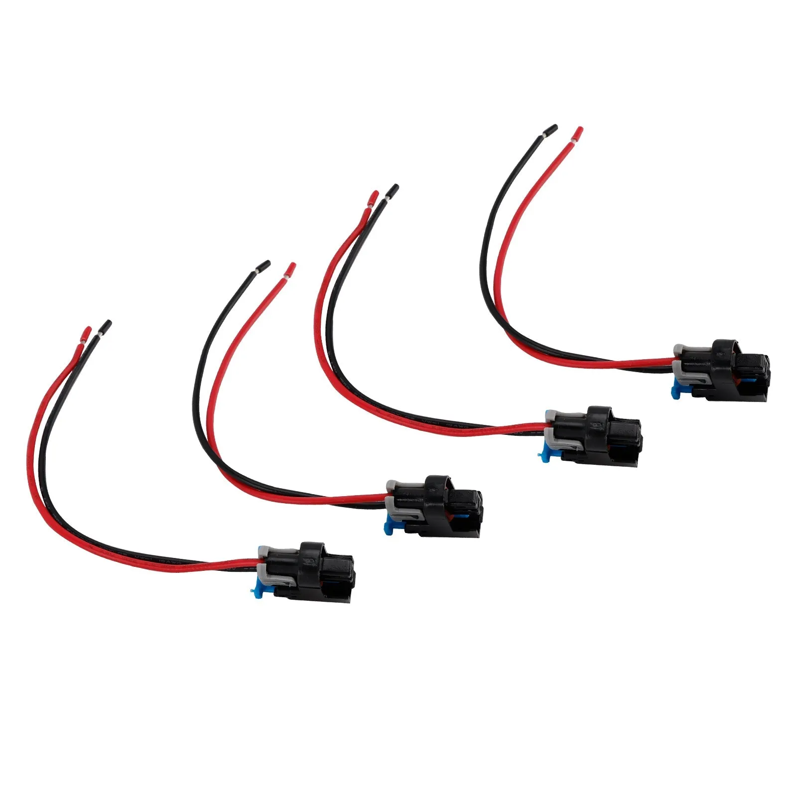 Connecteur d'injecteur de carburant 4 pièces, clip de prise, queue de cochon, déconnexion rapide, adapté à Buick