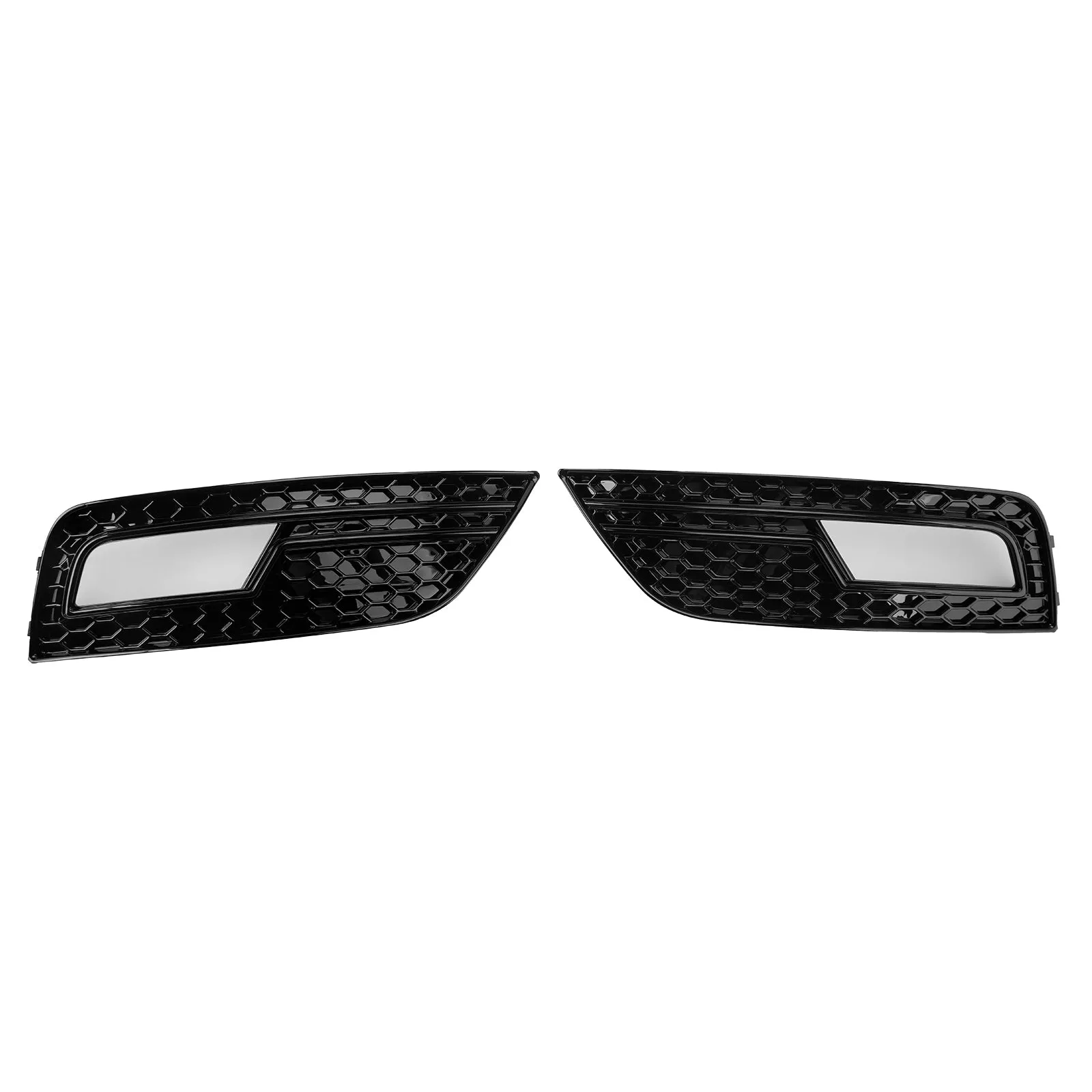 Grille de protection noire pour phares antibrouillard Audi A4 B8.5 2013-2015, pare-chocs standard