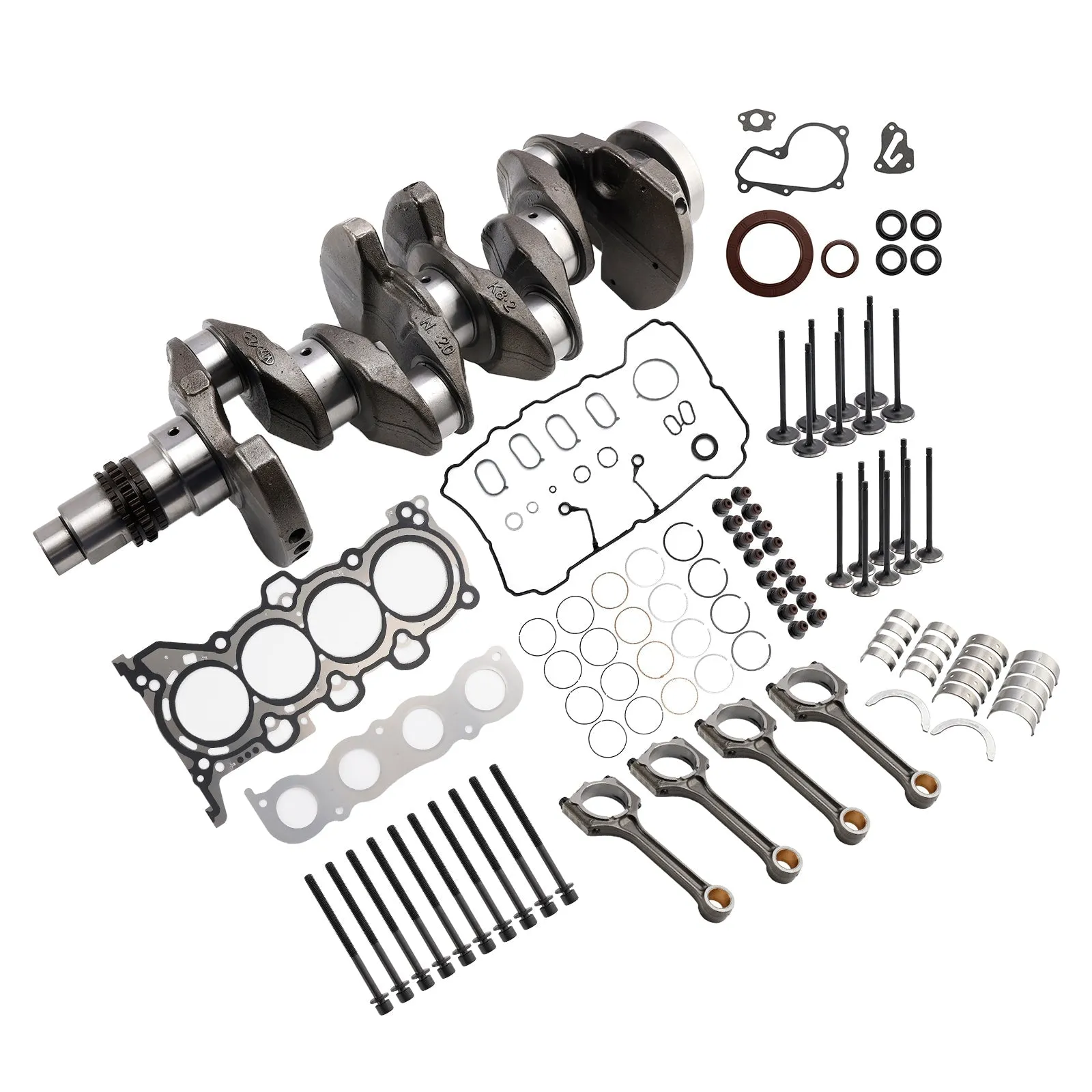 Kit de révision et de reconstruction du moteur Hyundai Veloster (JS) G4NH 2.0L 2018-2020, bielles de vilebrequin 231102E510