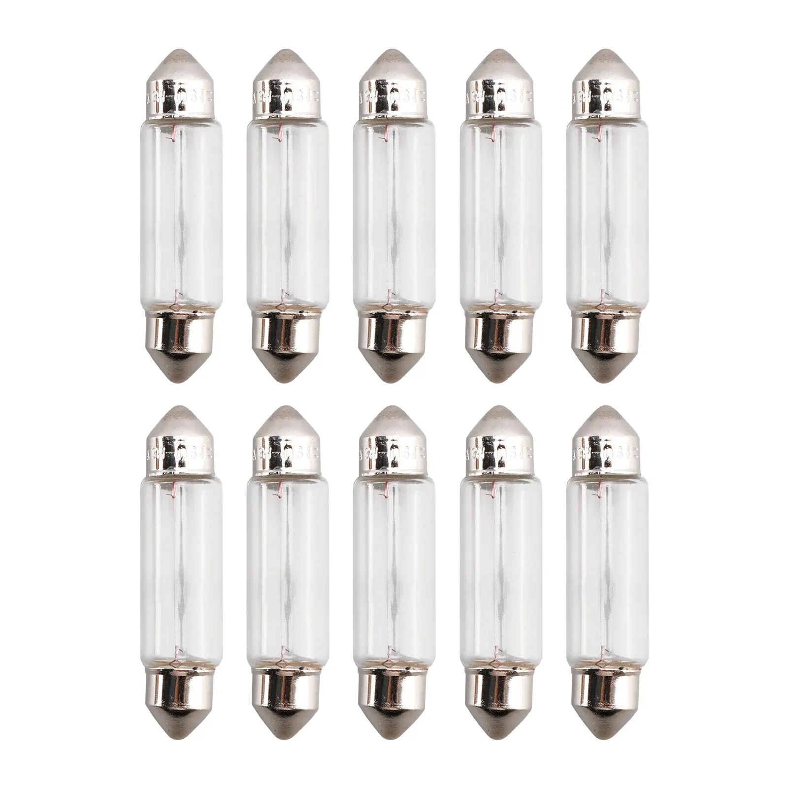 Lot de 10 ampoules tubulaires pour éclairage de voiture C5W SV8.5 6421 24 V 3 W pour OSRAM