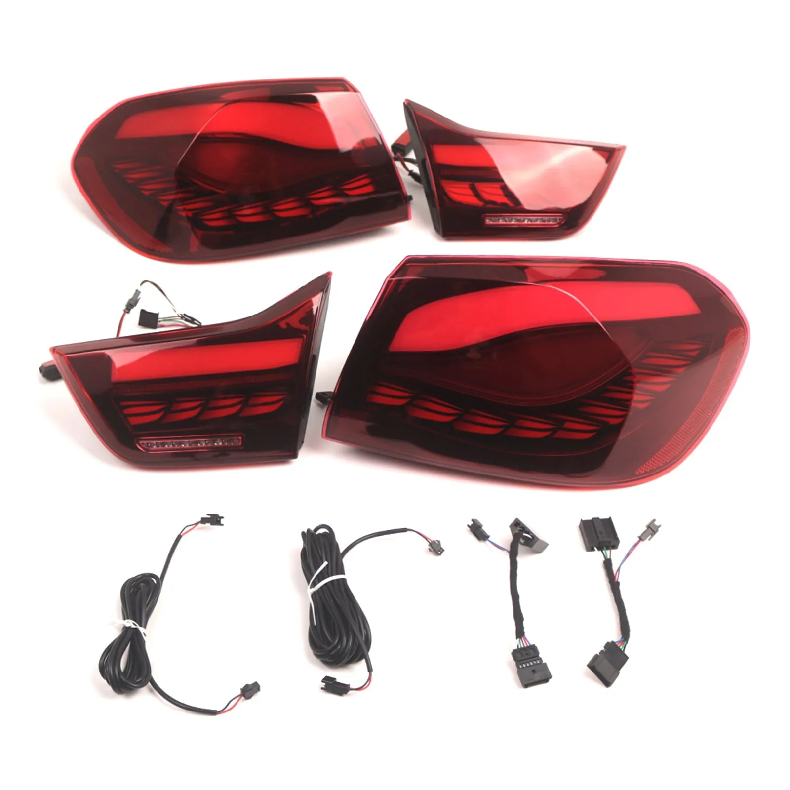 Ensemble de feux arrière à LED rouges L&R pour BMW 4 M4 GTS F32 F33 F82 F36 F83