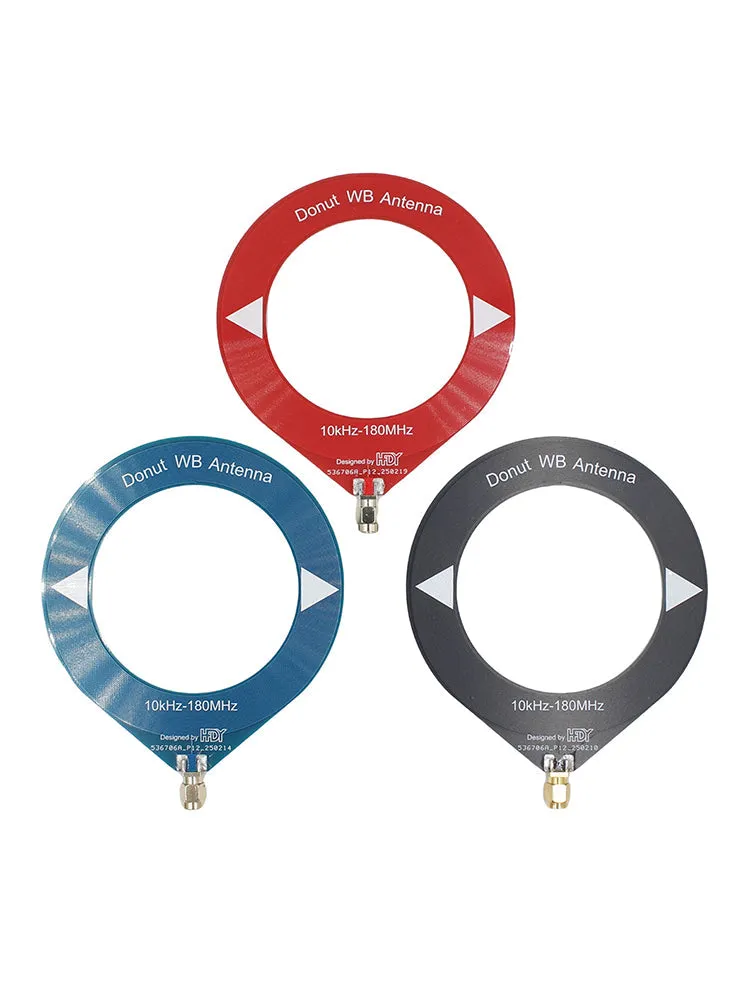 Antenne annulaire donut à couverture complète de bande 10 kHz-180 MHz pour ondes courtes/ondes moyennes SDR