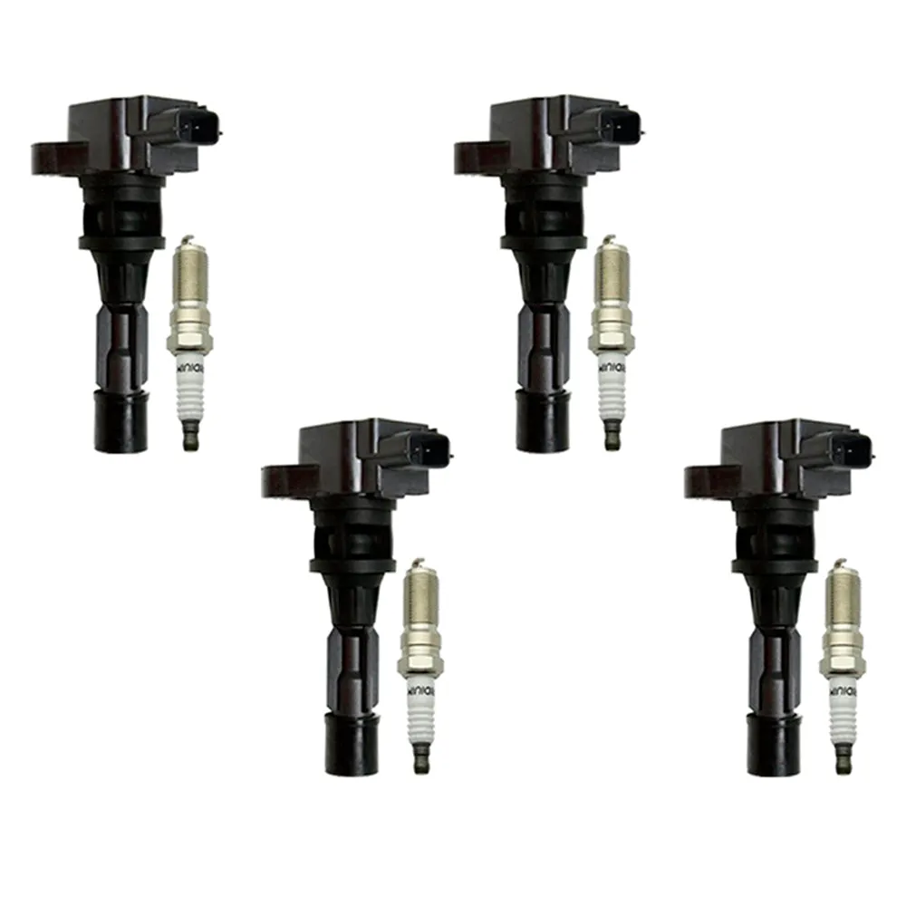 4x Ignition Coils +Spark Plugs UF540 Pour Western Fisher Blizzard