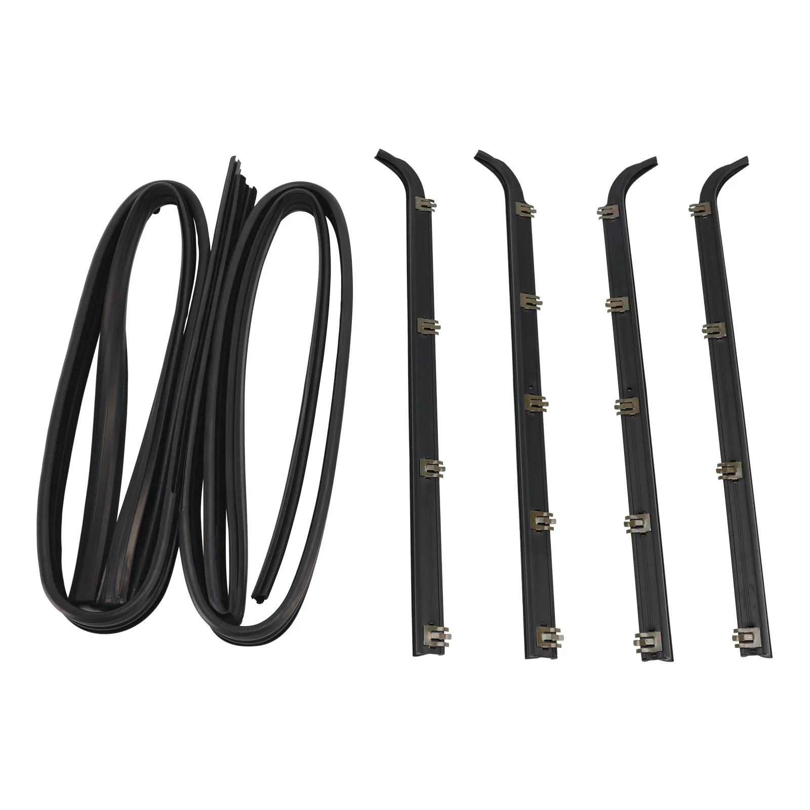 Joint de vitre avant pour camion Ford F250 1987-1997, 4 pièces, joint de porte et de fenêtre, joint d'étanchéité + 2 pièces, kit de joints