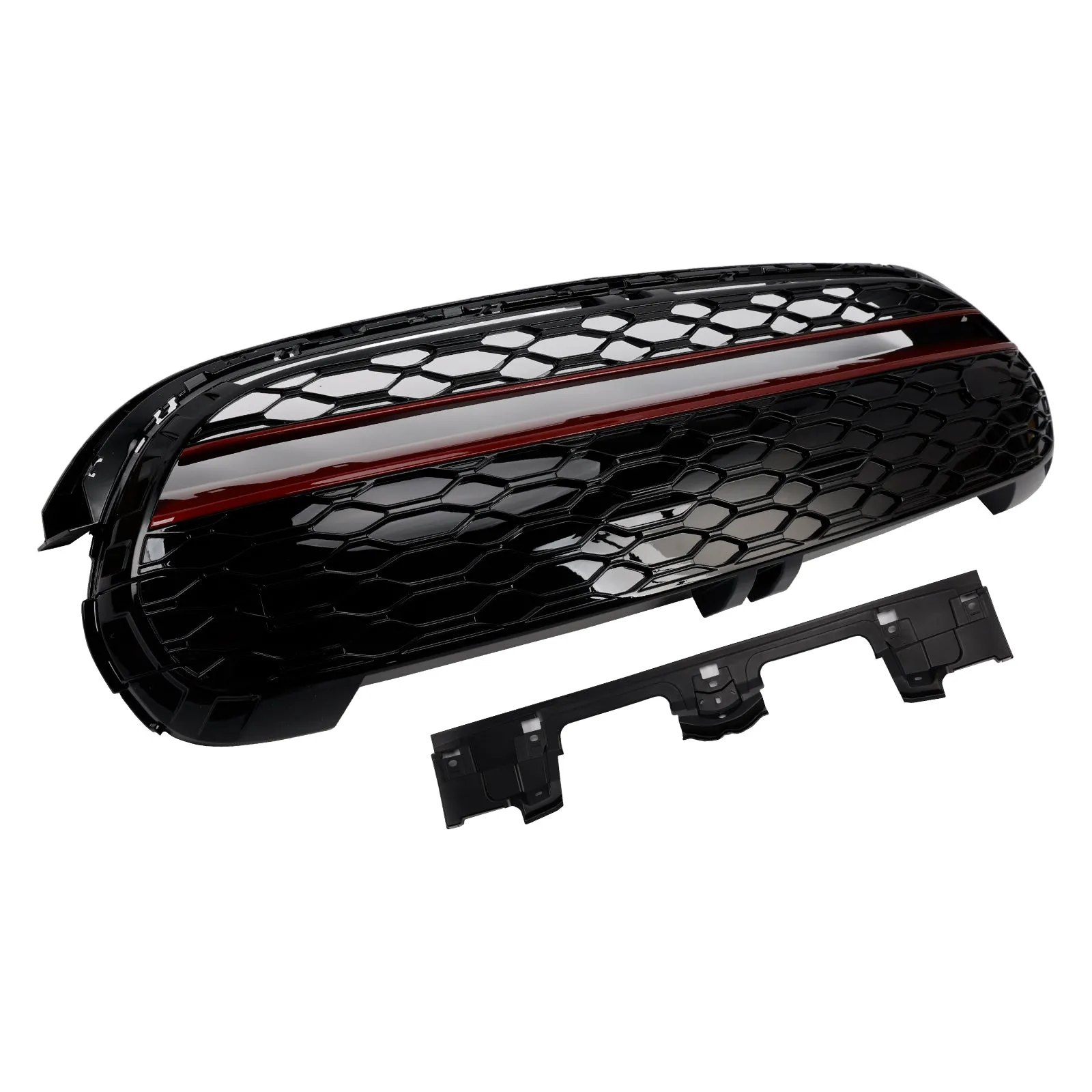 Calandre avant noire brillante et rouge pour MINI F57 Cabriolet 2 portes Cooper S, Cooper SD GP à partir de 2015