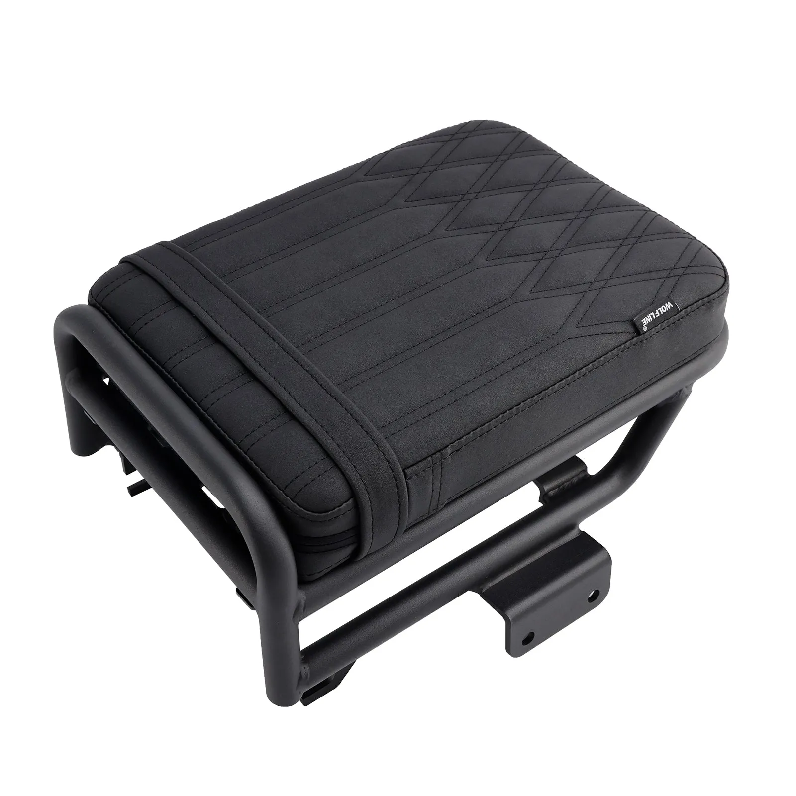 Selle passager arrière plate noire pour Honda CT125 Huntercub 2020-2023