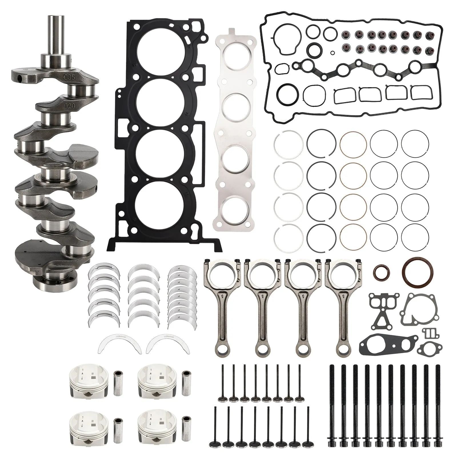 Kit de révision et de reconstruction du moteur Kia Sportage 2005-2010, bielles de vilebrequin 23111-2G010
