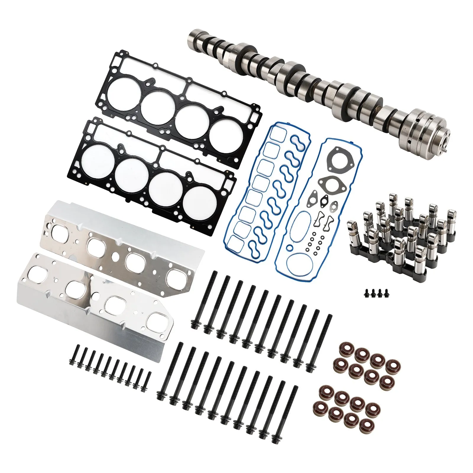 Kit de poussoirs MDS et de joints de culasse d'arbre à cames pour moteur Dodge Durango 5,7 L 2009 (53022263AF)