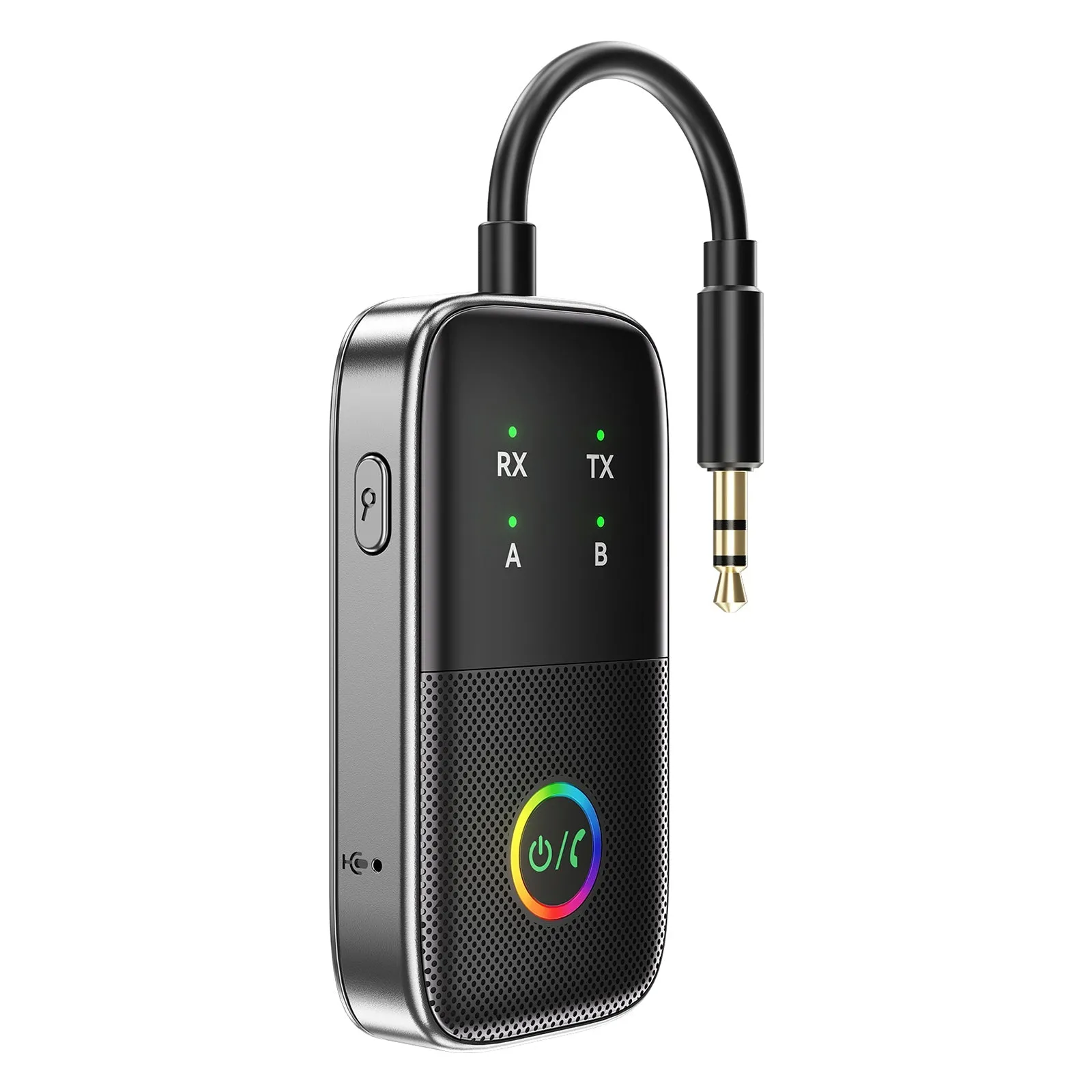 Récepteur émetteur Bluetooth deux-en-un AUX Adaptateur mains libres pour voiture deux à deux