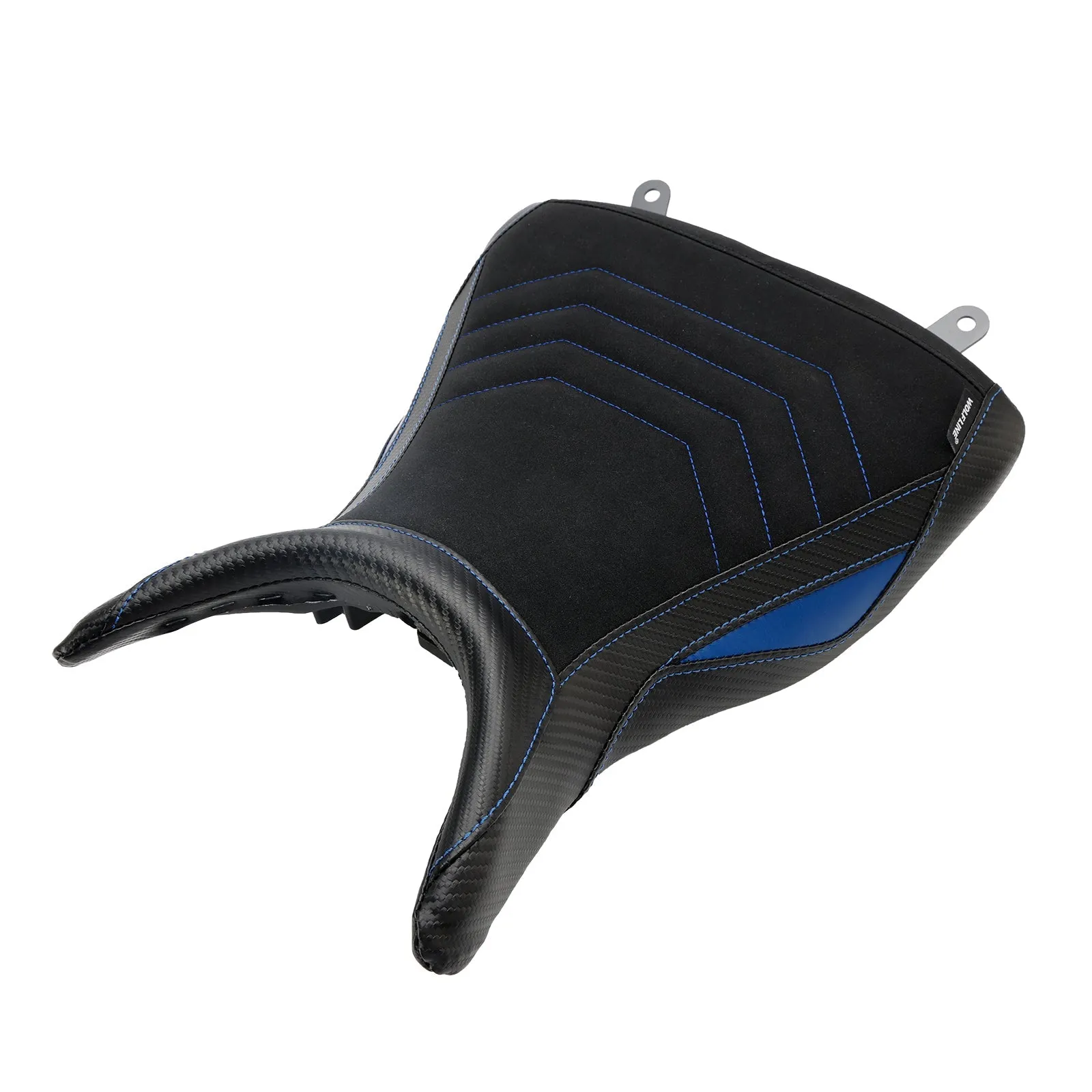 Coussin de siège conducteur avant Raider en polyuréthane bleu pour Yamaha MT-03 YZF-R3 2015-2023