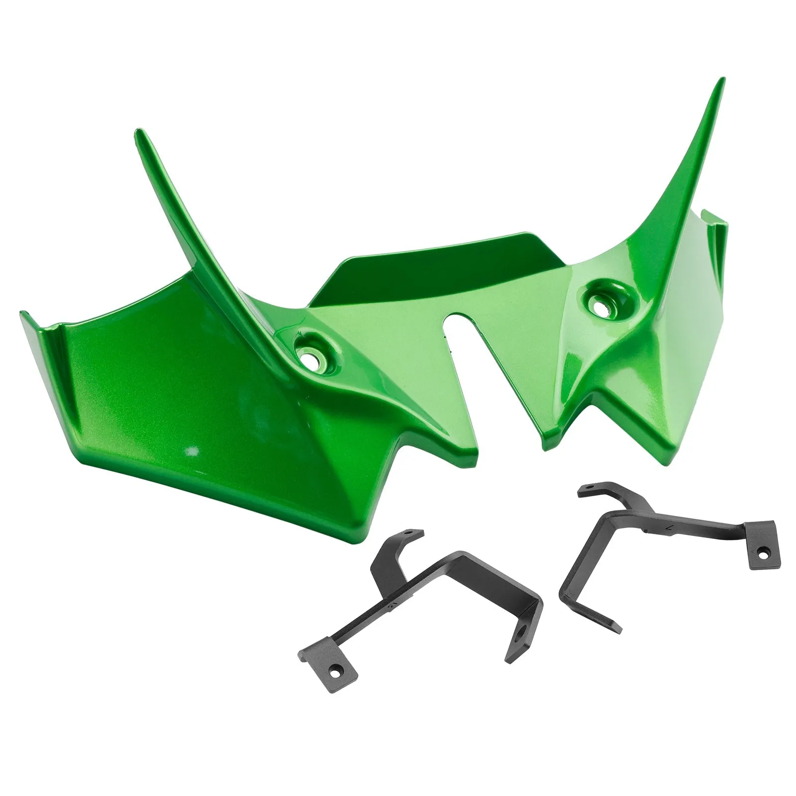 Extension de carénage de spoiler avant pour Kawasaki Z650 2021-2024, vert foncé