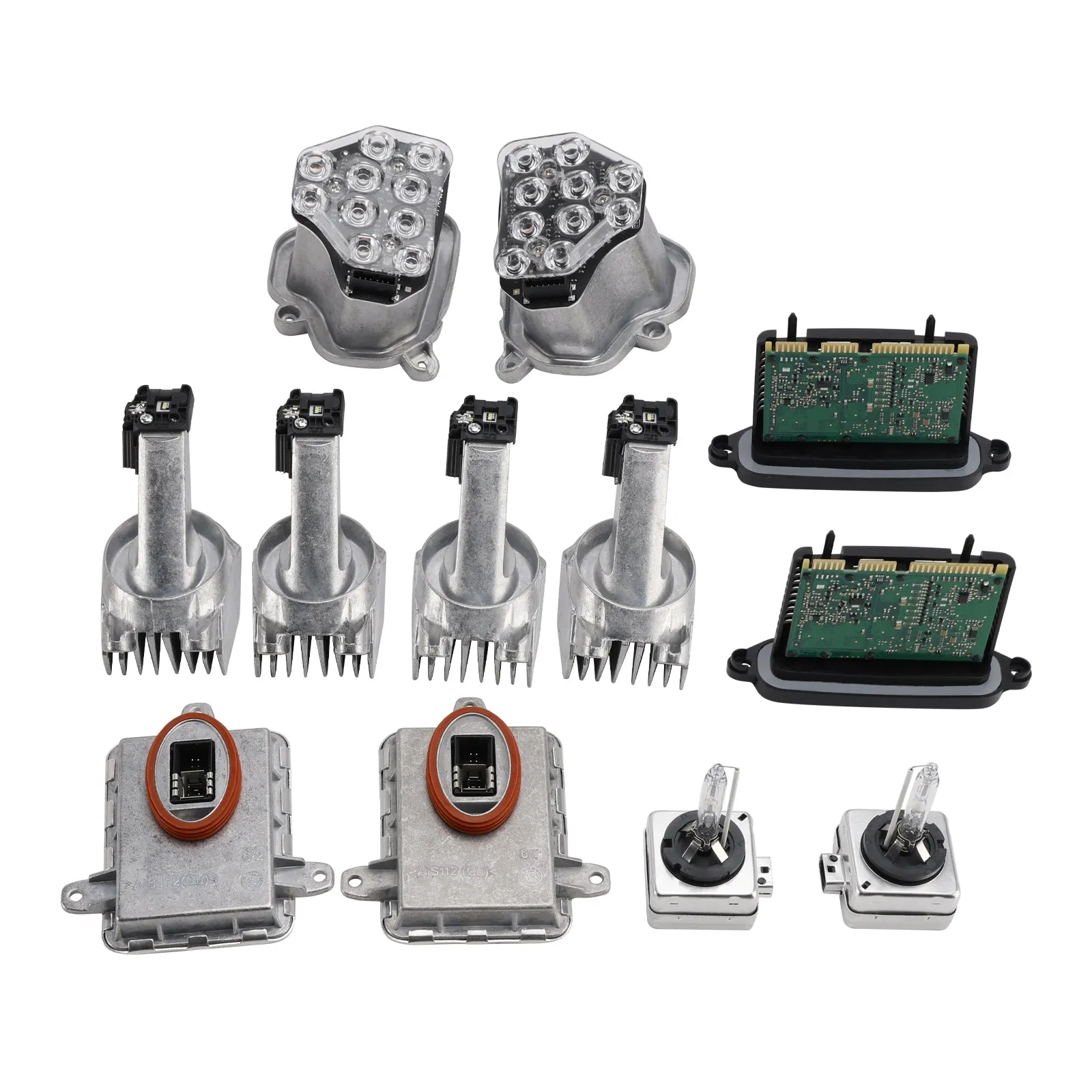 Phares à LED gauche et droit pour BMW 528i xDrive 2012-2013, 12 pièces, AHL 63117316217 130732946100