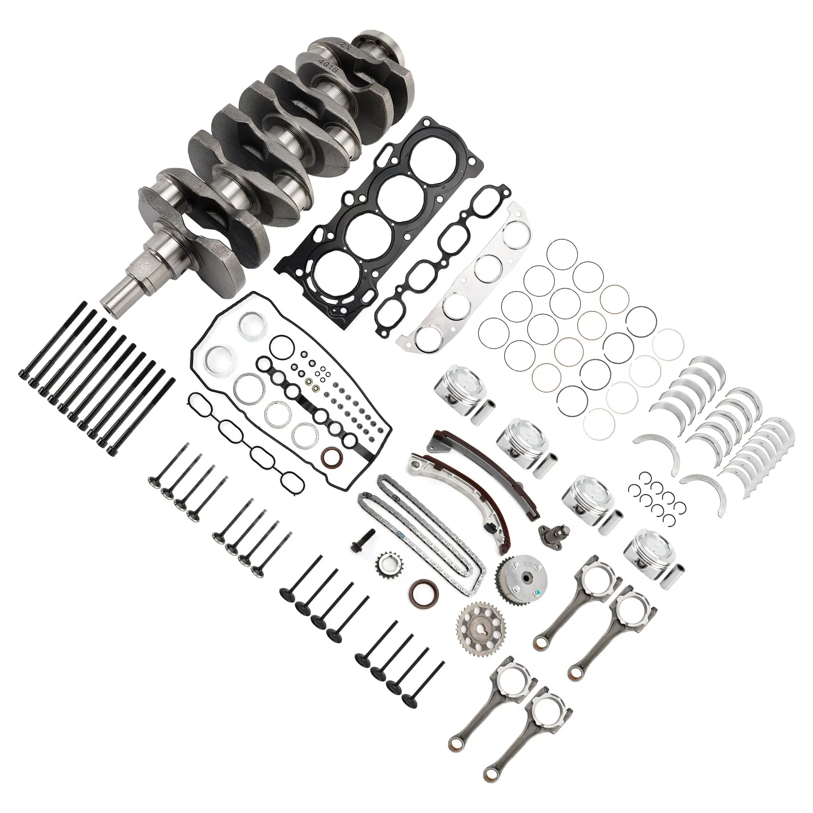 Kit de révision et de reconstruction du moteur pour Toyota Celica GT 1,8 L 2000-2005 1ZZ-FE 11071-22010 13401-22020 Générique
