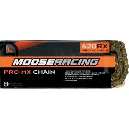 MOOSE RACING M576-00-130 CHAIN 420-RXP / 130 LINKS / PRO-MX / GOLD