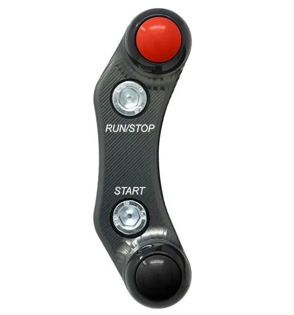 Pulsantiera destra Jetprime Titanio per Ducati Hypermotard 821 SP 13-15 (Pompa Standard)