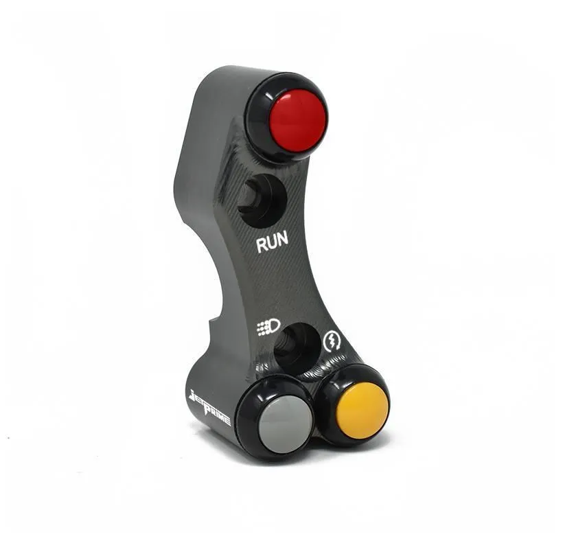 Pulsantiera destra Jetprime Titanio per Kawasaki ZX-6R 636 19-25 (Pompa Standard)