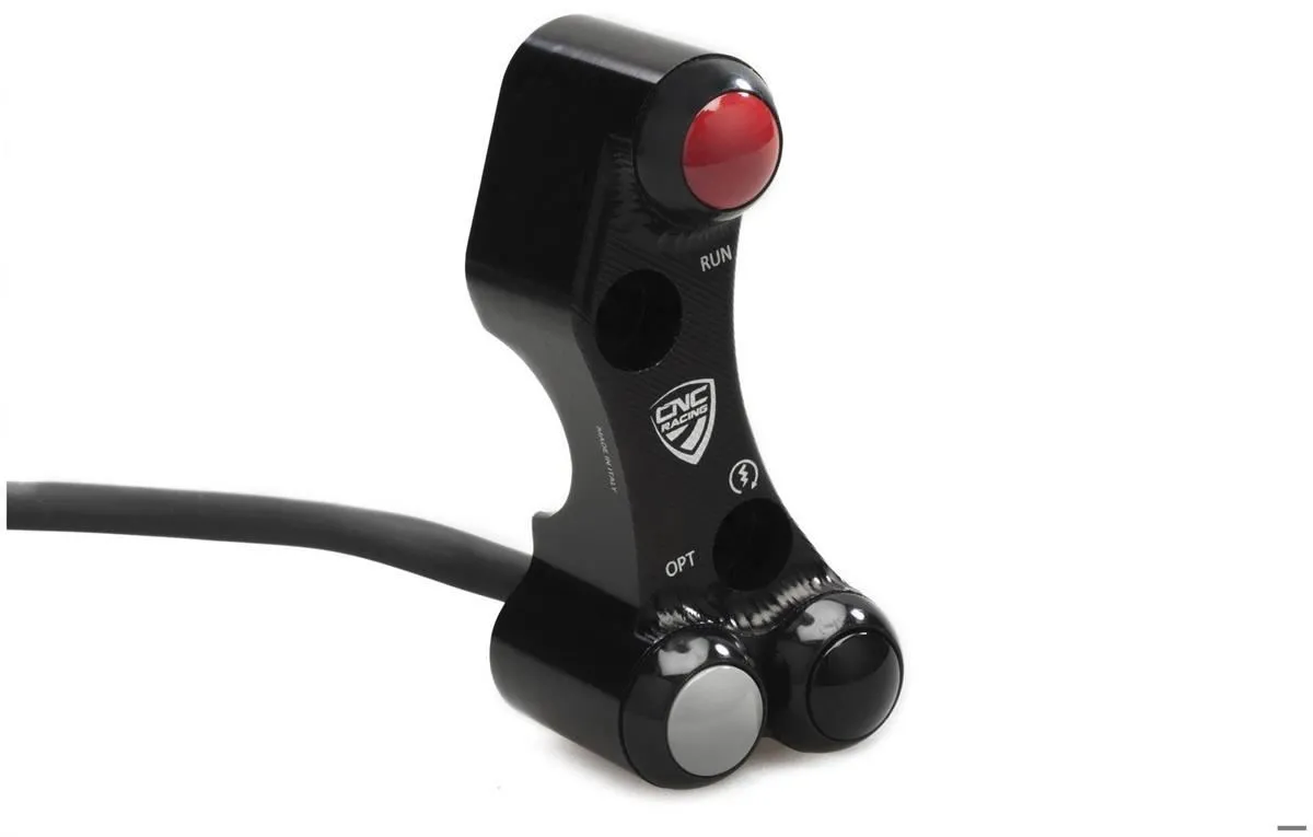 Pulsantiera destra pompe freno radiale Brembo CNC e forgiate CNC Racing per Aprilia Tuono V4 1100 RR 15-20